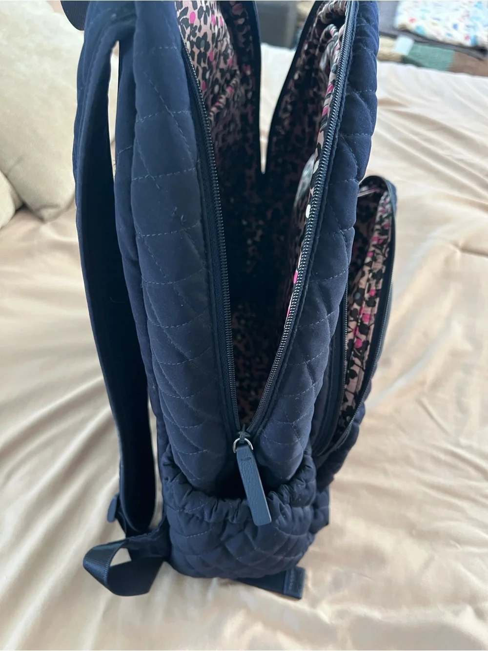 Vera Bradley quilted navy